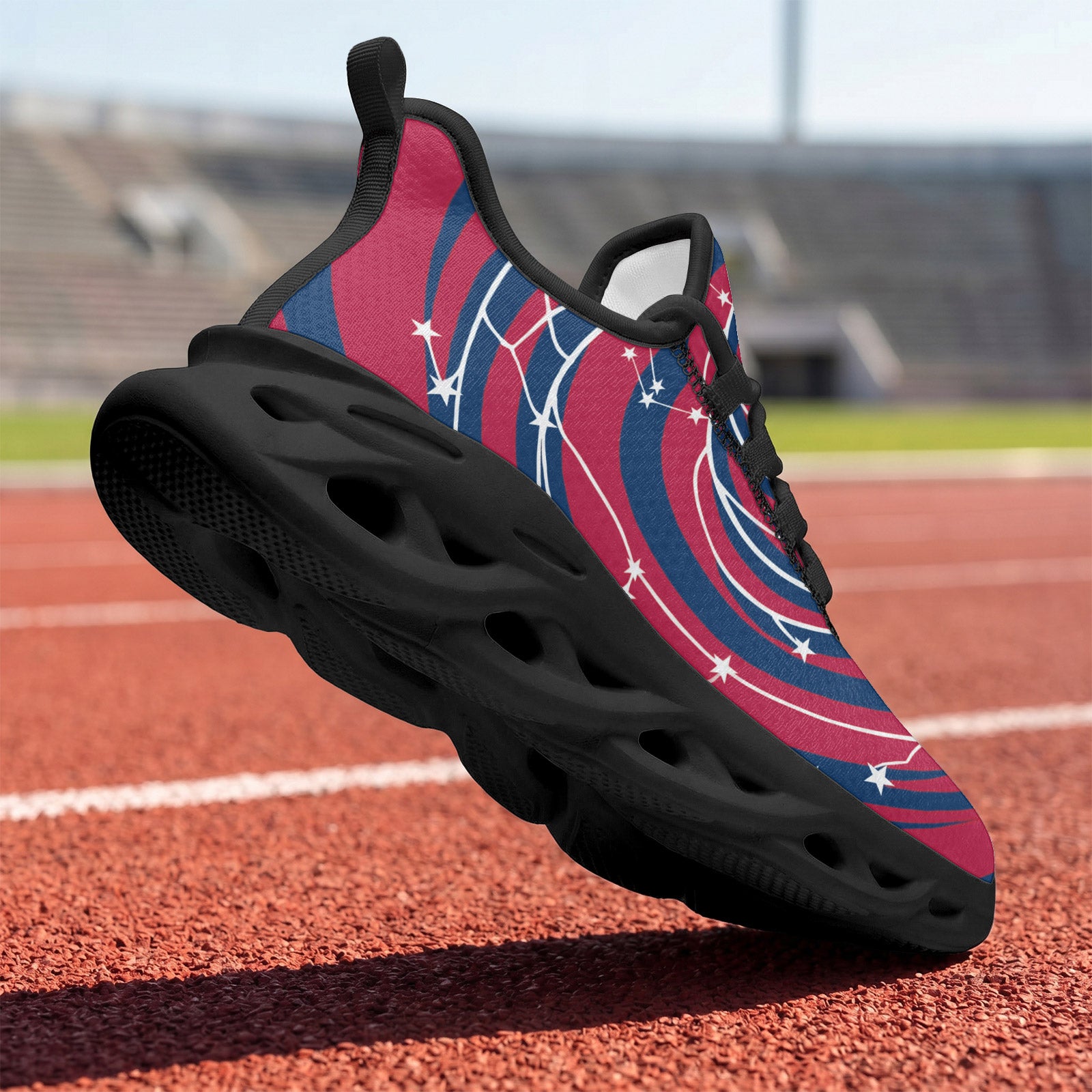 Custom United States 2026 World Cup Sneakers DIY Country Flag Running Shoes Lightweight Sport Shoes Gift for Football Fans Personalized Team Name and Logo FN003-F009144-9