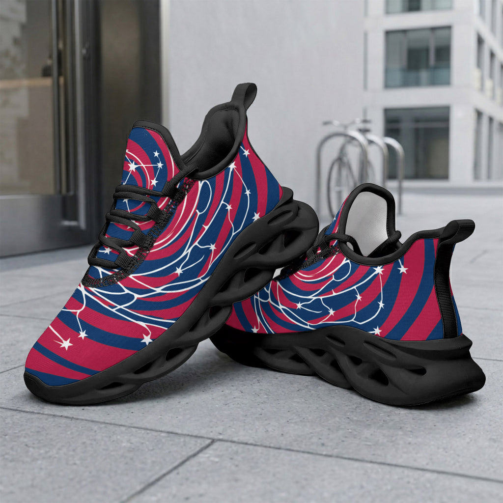 Custom United States 2026 World Cup Sneakers DIY Country Flag Running Shoes Lightweight Sport Shoes Gift for Football Fans Personalized Team Name and Logo FN003-F009144-9