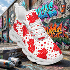 Custom Canada 2026 World Cup Sneakers DIY Country Flag Running Shoes Lightweight Sport Shoes Gift for Football Fans Personalized Team Name and Logo FN003-F009145-10