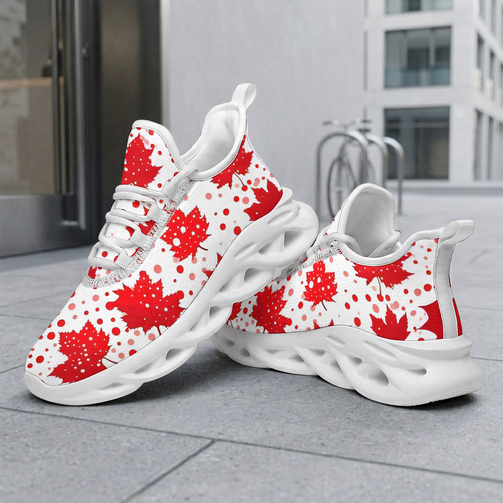 Custom Canada 2026 World Cup Sneakers DIY Country Flag Running Shoes Lightweight Sport Shoes Gift for Football Fans Personalized Team Name and Logo FN003-F009145-10