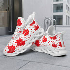 Custom Canada 2026 World Cup Sneakers DIY Country Flag Running Shoes Lightweight Sport Shoes Gift for Football Fans Personalized Team Name and Logo FN003-F009145-10