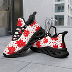 Custom Canada 2026 World Cup Sneakers DIY Country Flag Running Shoes Lightweight Sport Shoes Gift for Football Fans Personalized Team Name and Logo FN003-F009145-10
