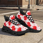 Custom Canada 2026 World Cup Sneakers DIY Country Flag Running Shoes Lightweight Sport Shoes Gift for Football Fans Personalized Team Name and Logo FN003-F009145-10