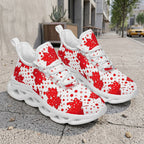 Custom Canada 2026 World Cup Sneakers DIY Country Flag Running Shoes Lightweight Sport Shoes Gift for Football Fans Personalized Team Name and Logo FN003-F009145-10