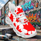 Custom Canada 2026 World Cup Sneakers DIY Country Flag Running Shoes Lightweight Sport Shoes Gift for Football Fans Personalized Team Name and Logo FN003-F009145-1