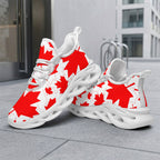 Custom Canada 2026 World Cup Sneakers DIY Country Flag Running Shoes Lightweight Sport Shoes Gift for Football Fans Personalized Team Name and Logo FN003-F009145-1