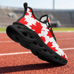 Custom Canada 2026 World Cup Sneakers DIY Country Flag Running Shoes Lightweight Sport Shoes Gift for Football Fans Personalized Team Name and Logo FN003-F009145-1