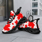 Custom Canada 2026 World Cup Sneakers DIY Country Flag Running Shoes Lightweight Sport Shoes Gift for Football Fans Personalized Team Name and Logo FN003-F009145-1