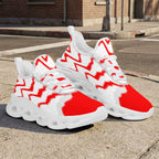 Custom Canada 2026 World Cup Sneakers DIY Country Flag Running Shoes Lightweight Sport Shoes Gift for Football Fans Personalized Team Name and Logo FN003-F009145-2