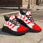 Custom Canada 2026 World Cup Sneakers DIY Country Flag Running Shoes Lightweight Sport Shoes Gift for Football Fans Personalized Team Name and Logo FN003-F009145-2