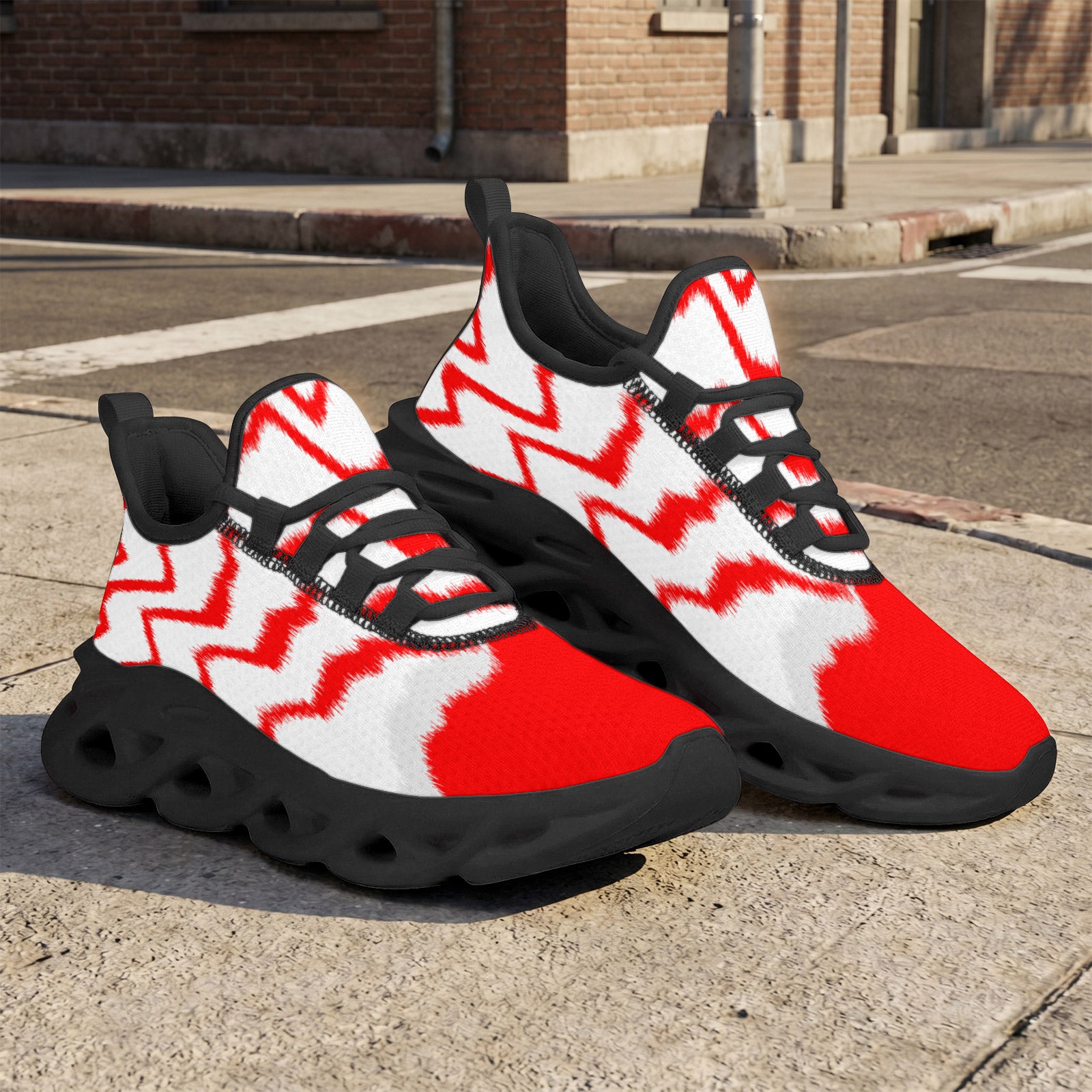 Custom Canada 2026 World Cup Sneakers DIY Country Flag Running Shoes Lightweight Sport Shoes Gift for Football Fans Personalized Team Name and Logo FN003-F009145-2