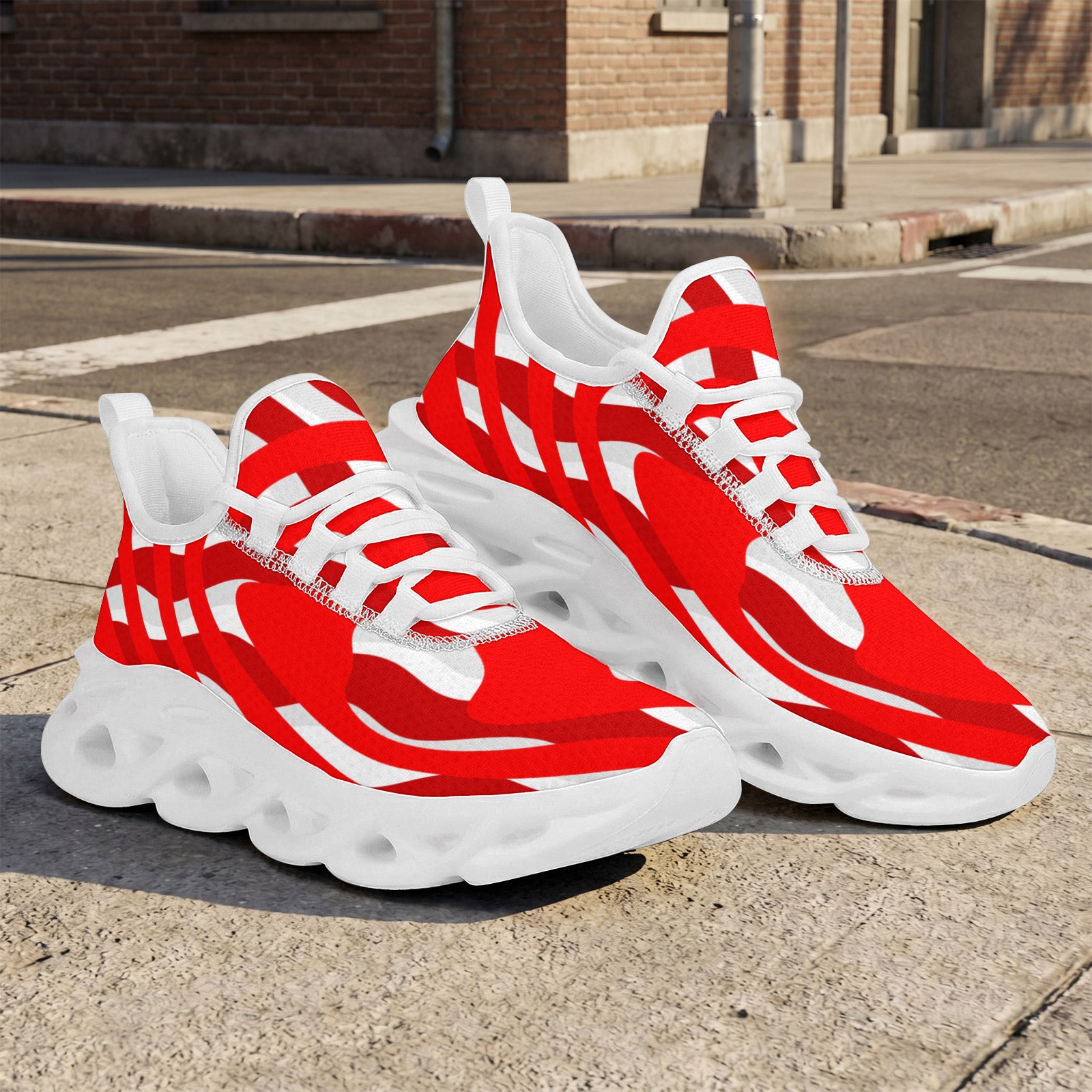 Custom Canada 2026 World Cup Sneakers DIY Country Flag Running Shoes Lightweight Sport Shoes Gift for Football Fans Personalized Team Name and Logo FN003-F009145-3