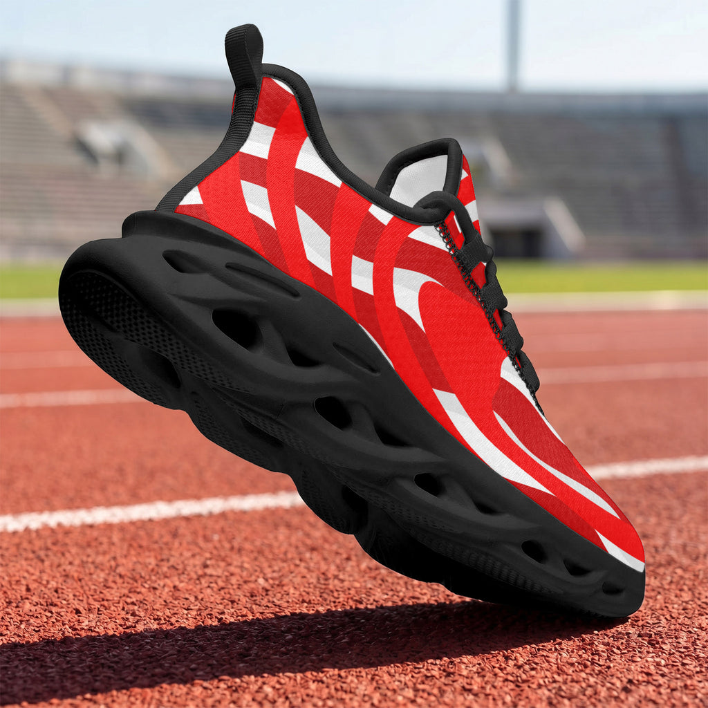 Custom Canada 2026 World Cup Sneakers DIY Country Flag Running Shoes Lightweight Sport Shoes Gift for Football Fans Personalized Team Name and Logo FN003-F009145-3