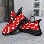 Custom Canada 2026 World Cup Sneakers DIY Country Flag Running Shoes Lightweight Sport Shoes Gift for Football Fans Personalized Team Name and Logo FN003-F009145-3