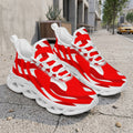 Custom Canada 2026 World Cup Sneakers DIY Country Flag Running Shoes Lightweight Sport Shoes Gift for Football Fans Personalized Team Name and Logo FN003-F009145-3