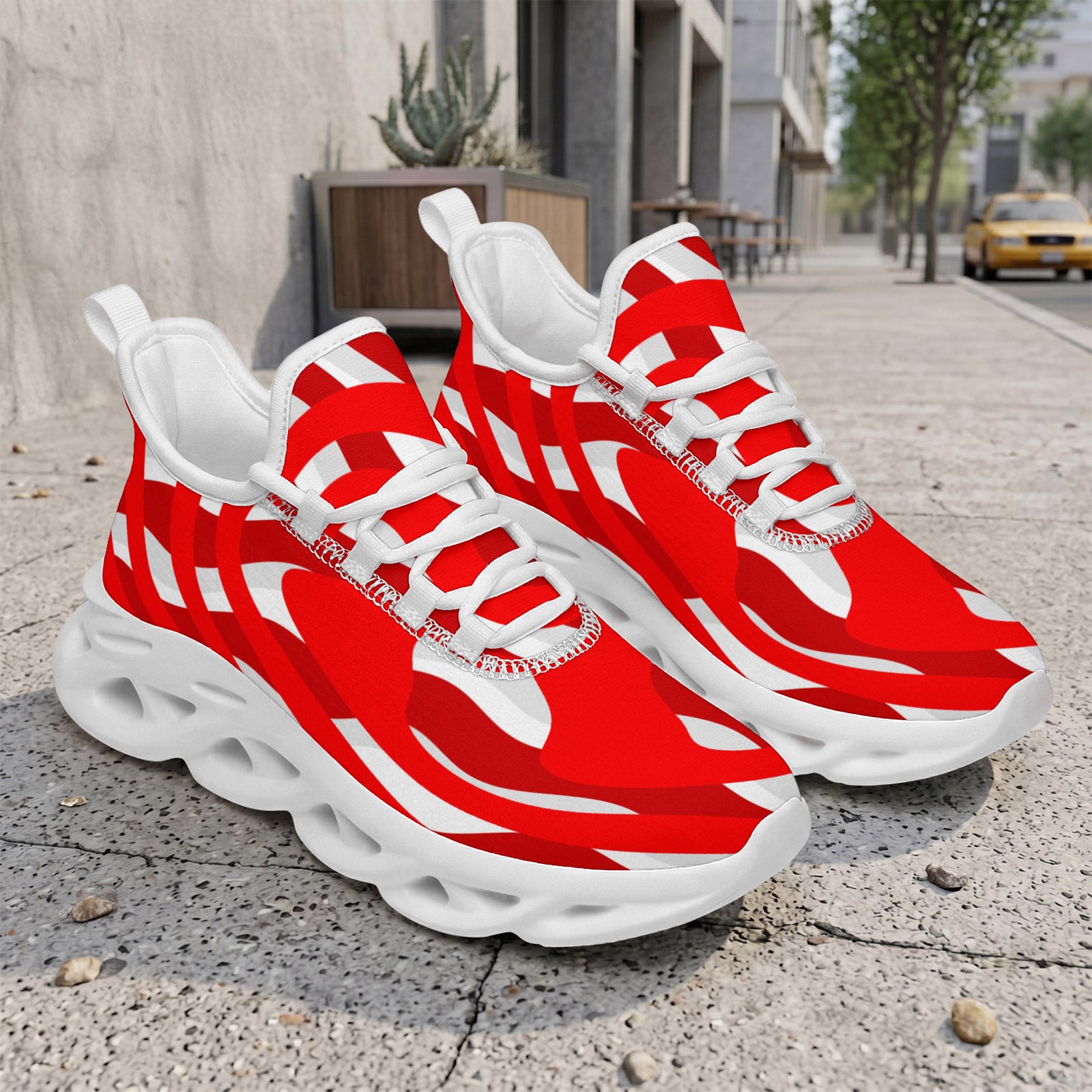 Custom Canada 2026 World Cup Sneakers DIY Country Flag Running Shoes Lightweight Sport Shoes Gift for Football Fans Personalized Team Name and Logo FN003-F009145-3