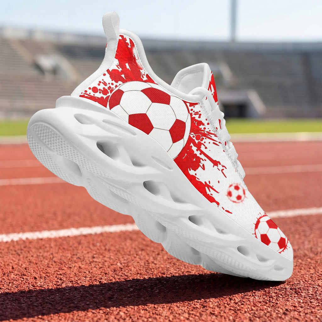 Custom Canada 2026 World Cup Sneakers DIY Country Flag Running Shoes Lightweight Sport Shoes Gift for Football Fans Personalized Team Name and Logo FN003-F009145-4