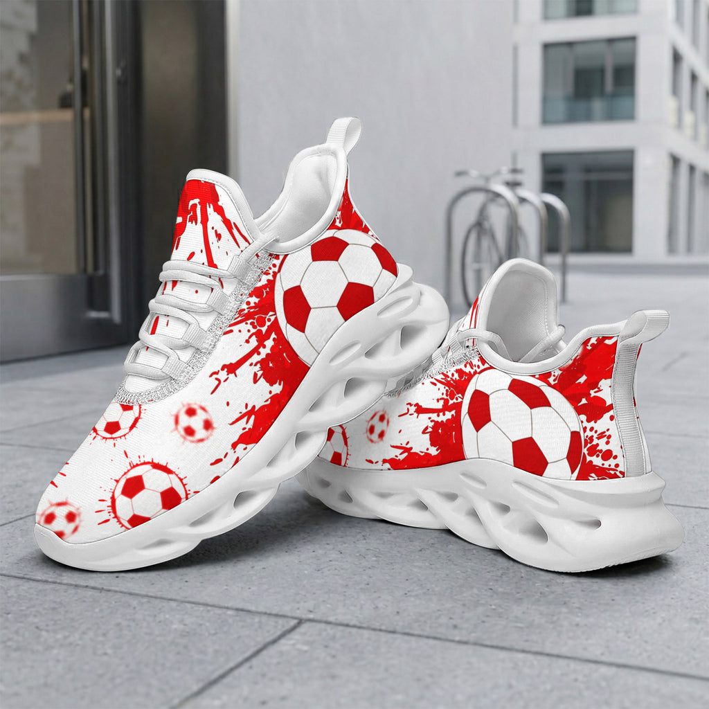 Custom Canada 2026 World Cup Sneakers DIY Country Flag Running Shoes Lightweight Sport Shoes Gift for Football Fans Personalized Team Name and Logo FN003-F009145-4