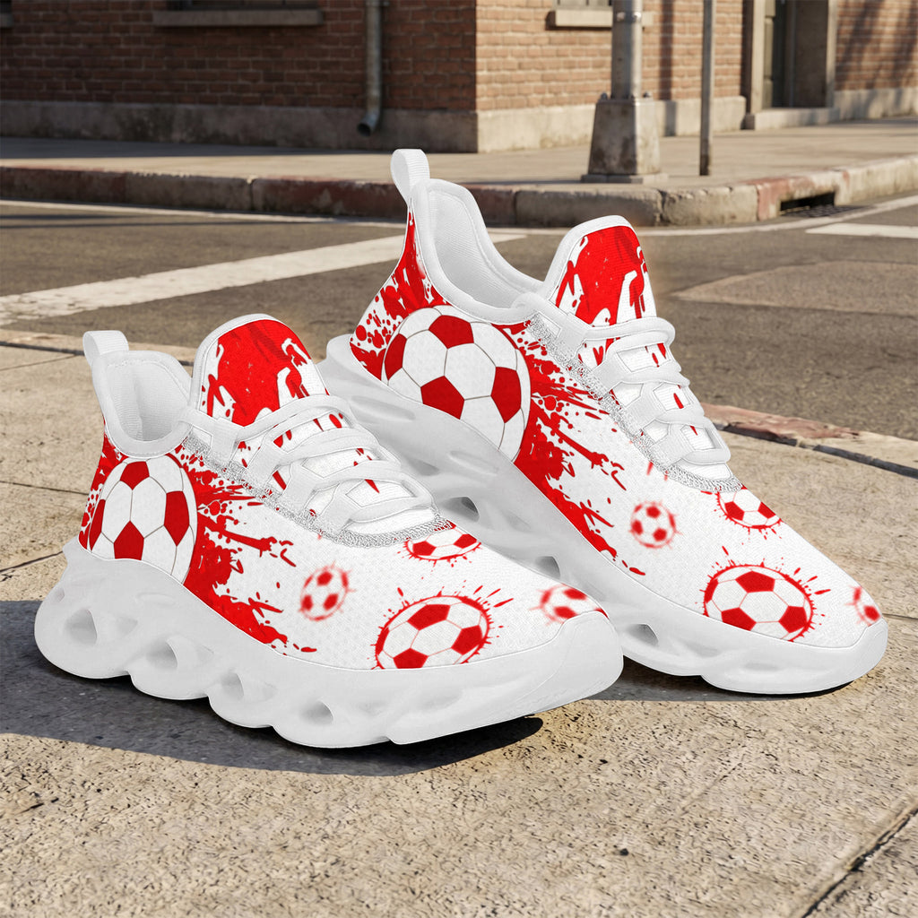 Custom Canada 2026 World Cup Sneakers DIY Country Flag Running Shoes Lightweight Sport Shoes Gift for Football Fans Personalized Team Name and Logo FN003-F009145-4