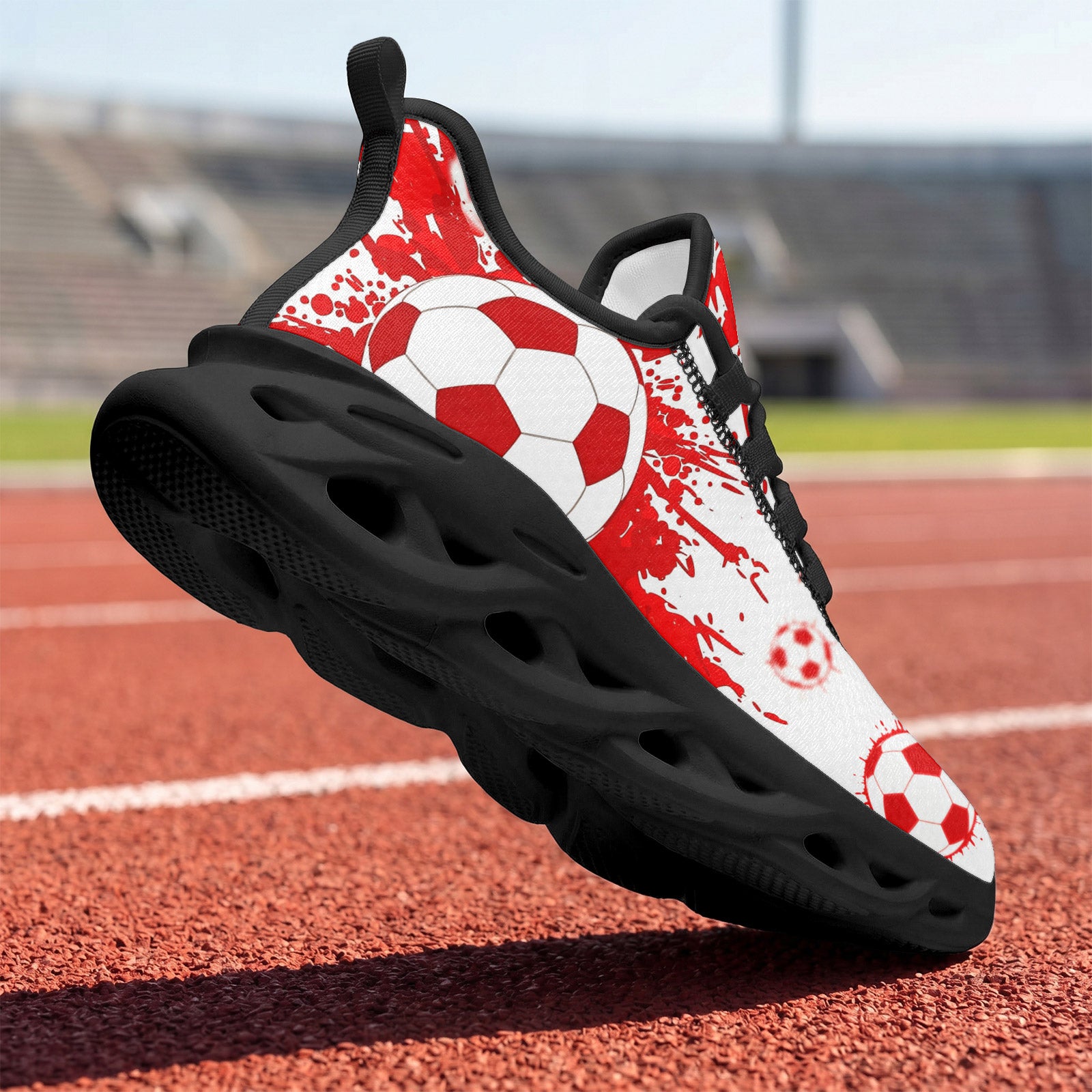 Custom Canada 2026 World Cup Sneakers DIY Country Flag Running Shoes Lightweight Sport Shoes Gift for Football Fans Personalized Team Name and Logo FN003-F009145-4