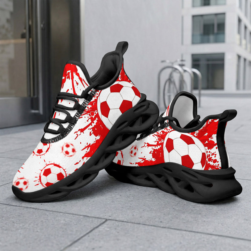 Custom Canada 2026 World Cup Sneakers DIY Country Flag Running Shoes Lightweight Sport Shoes Gift for Football Fans Personalized Team Name and Logo FN003-F009145-4