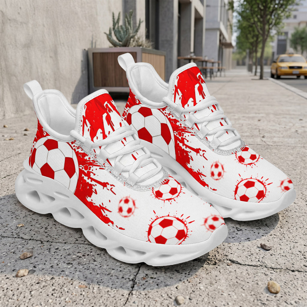 Custom Canada 2026 World Cup Sneakers DIY Country Flag Running Shoes Lightweight Sport Shoes Gift for Football Fans Personalized Team Name and Logo FN003-F009145-4