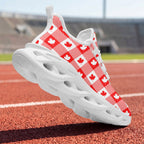 Custom Canada 2026 World Cup Sneakers DIY Country Flag Running Shoes Lightweight Sport Shoes Gift for Football Fans Personalized Team Name and Logo FN003-F009145-5