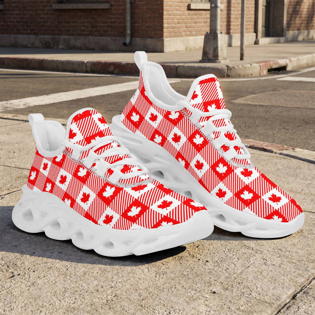 Custom Canada 2026 World Cup Sneakers DIY Country Flag Running Shoes Lightweight Sport Shoes Gift for Football Fans Personalized Team Name and Logo FN003-F009145-5