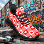 Custom Canada 2026 World Cup Sneakers DIY Country Flag Running Shoes Lightweight Sport Shoes Gift for Football Fans Personalized Team Name and Logo FN003-F009145-5