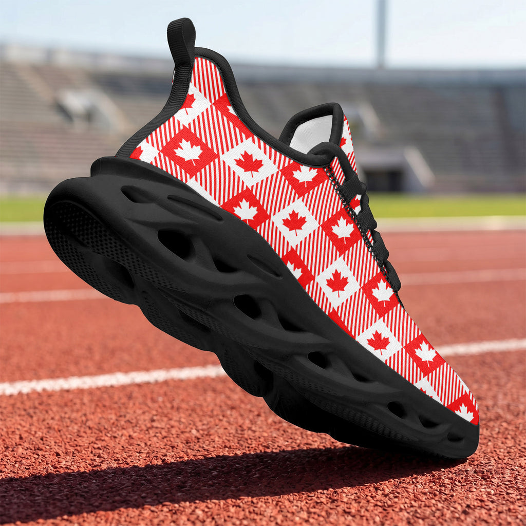 Custom Canada 2026 World Cup Sneakers DIY Country Flag Running Shoes Lightweight Sport Shoes Gift for Football Fans Personalized Team Name and Logo FN003-F009145-5