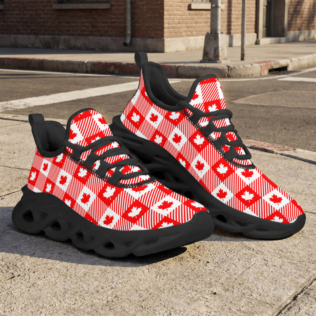 Custom Canada 2026 World Cup Sneakers DIY Country Flag Running Shoes Lightweight Sport Shoes Gift for Football Fans Personalized Team Name and Logo FN003-F009145-5