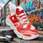 Custom Canada 2026 World Cup Sneakers DIY Country Flag Running Shoes Lightweight Sport Shoes Gift for Football Fans Personalized Team Name and Logo FN003-F009145-6