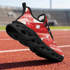 Custom Canada 2026 World Cup Sneakers DIY Country Flag Running Shoes Lightweight Sport Shoes Gift for Football Fans Personalized Team Name and Logo FN003-F009145-6