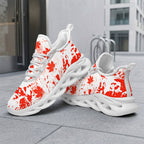 Custom Canada 2026 World Cup Sneakers DIY Country Flag Running Shoes Lightweight Sport Shoes Gift for Football Fans Personalized Team Name and Logo FN003-F009145-7