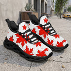 Custom Canada 2026 World Cup Sneakers DIY Country Flag Running Shoes Lightweight Sport Shoes Gift for Football Fans Personalized Team Name and Logo FN003-F009145-8
