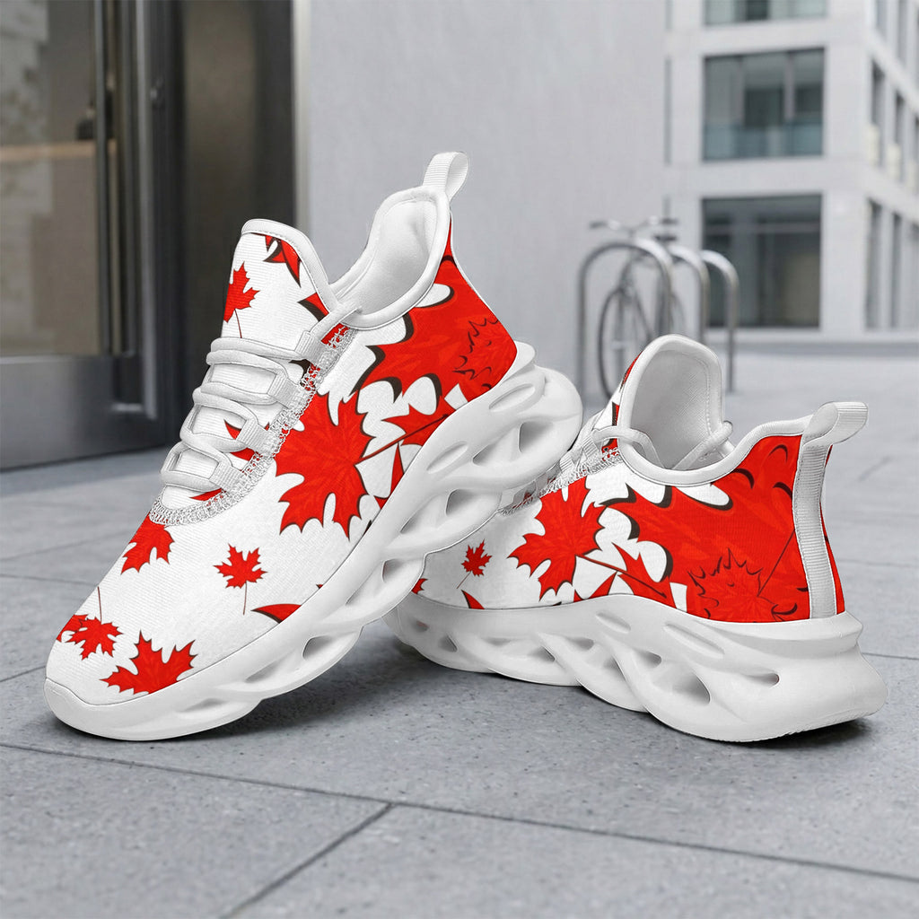 Custom Canada 2026 World Cup Sneakers DIY Country Flag Running Shoes Lightweight Sport Shoes Gift for Football Fans Personalized Team Name and Logo FN003-F009145-8