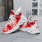 Custom Canada 2026 World Cup Sneakers DIY Country Flag Running Shoes Lightweight Sport Shoes Gift for Football Fans Personalized Team Name and Logo FN003-F009145-9
