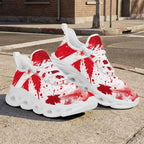 Custom Canada 2026 World Cup Sneakers DIY Country Flag Running Shoes Lightweight Sport Shoes Gift for Football Fans Personalized Team Name and Logo FN003-F009145-9