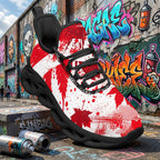 Custom Canada 2026 World Cup Sneakers DIY Country Flag Running Shoes Lightweight Sport Shoes Gift for Football Fans Personalized Team Name and Logo FN003-F009145-9