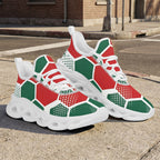 Custom Mexico 2026 World Cup Sneakers DIY Country Flag Running Shoes Lightweight Sport Shoes Gift for Football Fans Personalized Team Name and Logo FN003-F009147-1