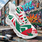 Custom Mexico 2026 World Cup Sneakers DIY Country Flag Running Shoes Lightweight Sport Shoes Gift for Football Fans Personalized Team Name and Logo FN003-F009147-2