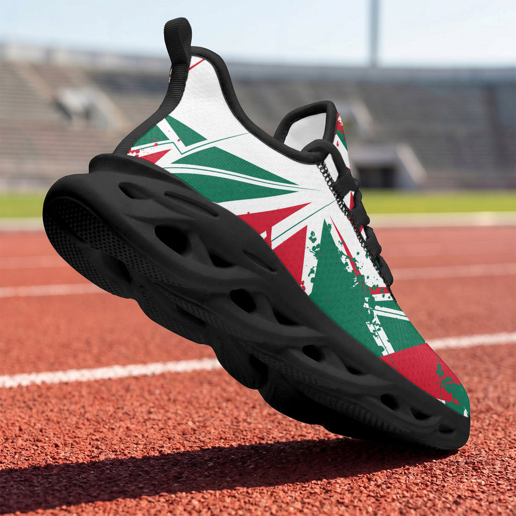 Custom Mexico 2026 World Cup Sneakers DIY Country Flag Running Shoes Lightweight Sport Shoes Gift for Football Fans Personalized Team Name and Logo FN003-F009147-2