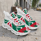 Custom Mexico 2026 World Cup Sneakers DIY Country Flag Running Shoes Lightweight Sport Shoes Gift for Football Fans Personalized Team Name and Logo FN003-F009147-2