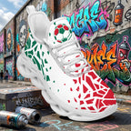 Custom Mexico 2026 World Cup Sneakers DIY Country Flag Running Shoes Lightweight Sport Shoes Gift for Football Fans Personalized Team Name and Logo FN003-F009147-3