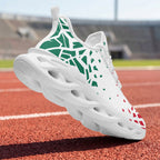 Custom Mexico 2026 World Cup Sneakers DIY Country Flag Running Shoes Lightweight Sport Shoes Gift for Football Fans Personalized Team Name and Logo FN003-F009147-3