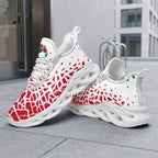 Custom Mexico 2026 World Cup Sneakers DIY Country Flag Running Shoes Lightweight Sport Shoes Gift for Football Fans Personalized Team Name and Logo FN003-F009147-3
