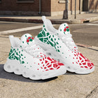 Custom Mexico 2026 World Cup Sneakers DIY Country Flag Running Shoes Lightweight Sport Shoes Gift for Football Fans Personalized Team Name and Logo FN003-F009147-3