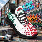 Custom Mexico 2026 World Cup Sneakers DIY Country Flag Running Shoes Lightweight Sport Shoes Gift for Football Fans Personalized Team Name and Logo FN003-F009147-3