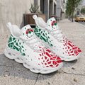 Custom Mexico 2026 World Cup Sneakers DIY Country Flag Running Shoes Lightweight Sport Shoes Gift for Football Fans Personalized Team Name and Logo FN003-F009147-3