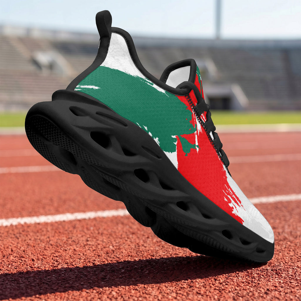 Custom Mexico 2026 World Cup Sneakers DIY Country Flag Running Shoes Lightweight Sport Shoes Gift for Football Fans Personalized Team Name and Logo FN003-F009147-5